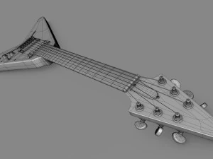 Gibson flying v 2 3D Model