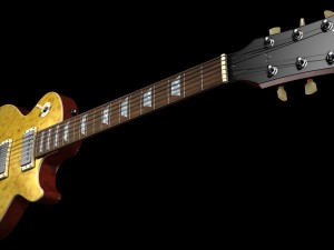 gibson les paul 3D Модель