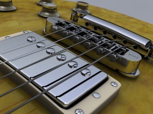 Gibson les paul 3D-Modell