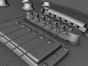 Gibson les paul 3D-Modell