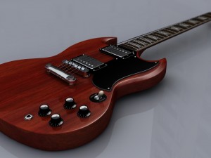 Gibson sg Modelo 3D