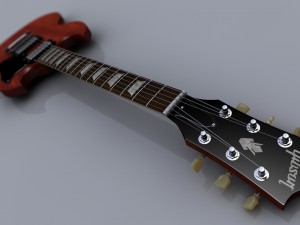 Gibson sg Modelo 3D