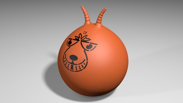 space hopper 3D Model .c4d .max .obj .3ds .fbx .stl .blend