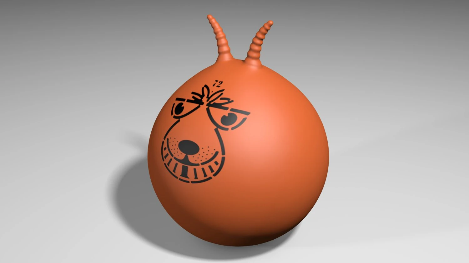 Space hopper 3D Model .c4d .max .obj .3ds .fbx .stl .blend 