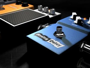 Guitar fx pedals 3D Model