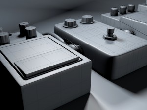 Guitar fx pedals Modelo 3D