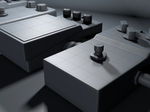 Guitar fx pedals Modelo 3D