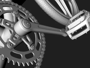 BMX 자전거 3D 모델