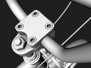 BMX 자전거 3D 모델