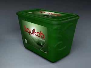 Liquitab detergent 3D Model