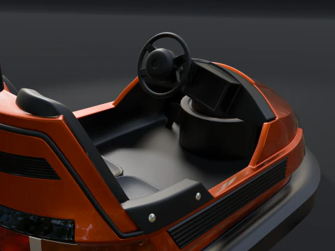 Carro de choque Modelo 3D