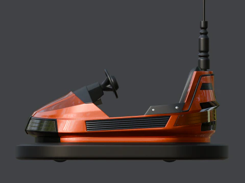 Carro de choque Modelo 3D