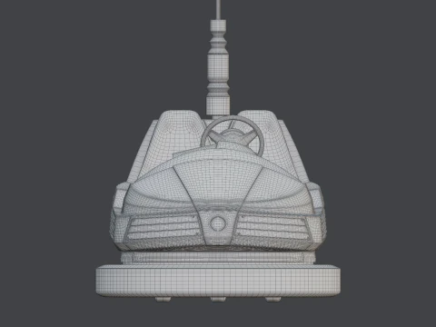 Carro de choque Modelo 3D