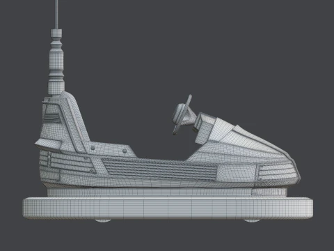 Carro de choque Modelo 3D