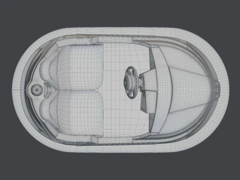 Carro de choque Modelo 3D
