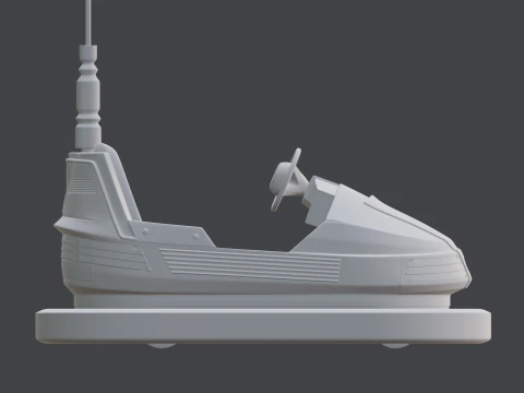 Carro de choque Modelo 3D