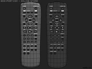 remote control Modello 3D