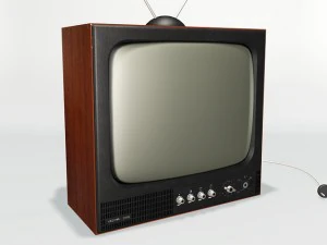 oude televisie 3D Model