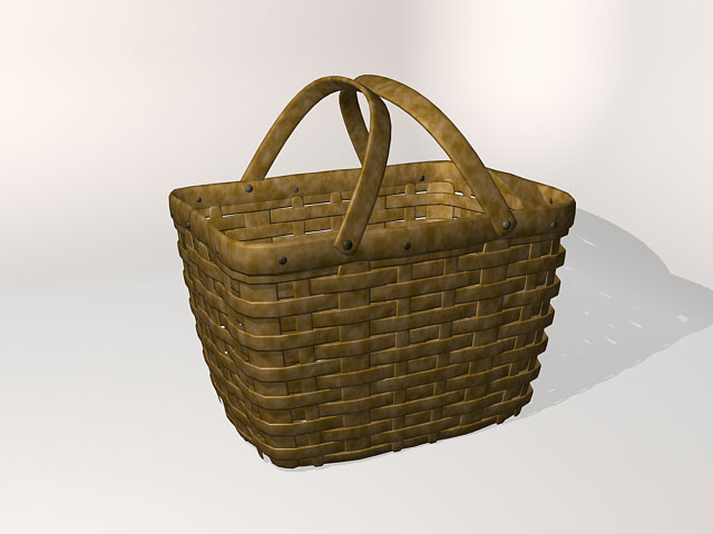 basket 3Dモデル .c4d .max .obj .3ds .fbx .stl .blend