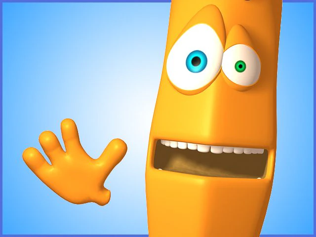 cartoon pencil 3D Model .c4d .max .obj .3ds .fbx .stl .blend 