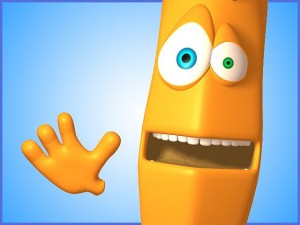 cartoon pencil Modelo 3D