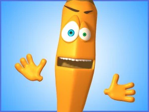 cartoon pencil 3D Model
