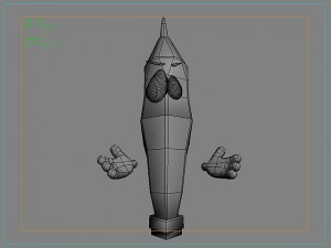 cartoon pencil Modelo 3D