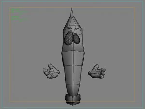 cartoon pencil 3D Model