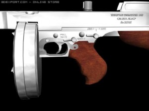 thompson m1928 3D Model