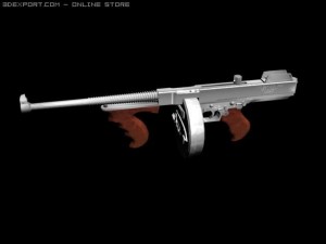 thompson m1928 3D Model