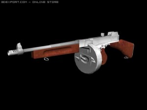 thompson m1928 3D Model
