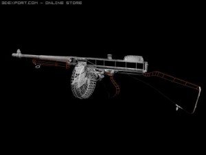 thompson m1928 3D Model