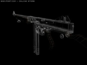 thompson m1 3D Model