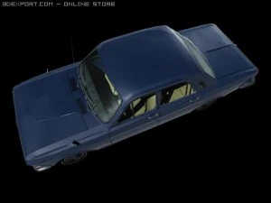 volga gaz24 3D Model