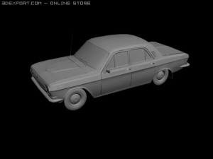 volga gaz24 Modèle 3D