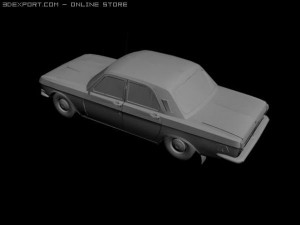 volga gaz24 Modèle 3D