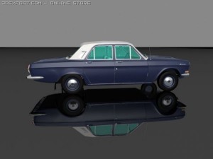 volga gaz24 Modèle 3D
