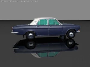 volga gaz24 3D Model