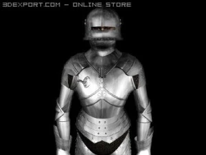 armature dei cavalieri Modello 3D