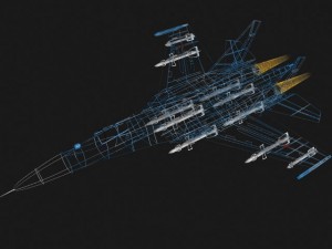 su27 flanker 3D Modell