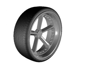 Acschnitzer koła Model 3D