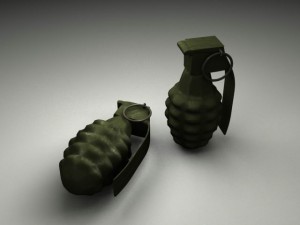 grenade u.s 3D Model