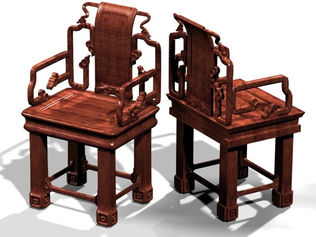 antique chair 3Dモデル .c4d .max .obj .3ds .fbx .stl .blend 