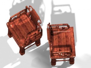 antique chair 3Dモデル