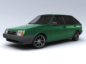 vaz 21093 3D Model