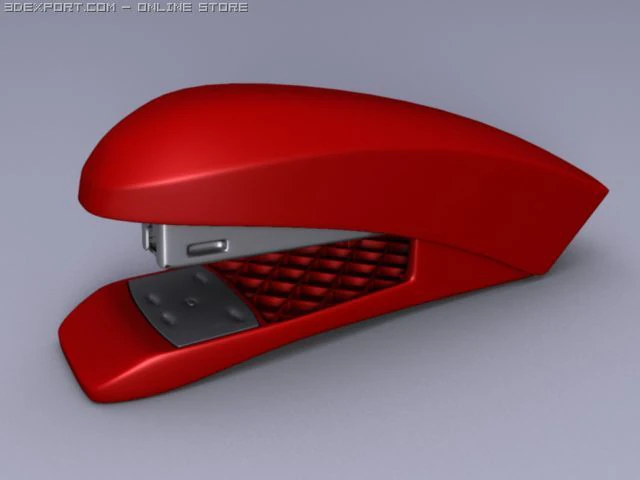 agrafeuse 3D Model .c4d .max .obj .3ds .fbx .stl .blend 