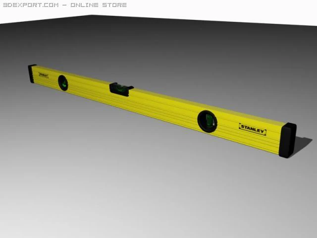 spirit level 3D Model .c4d .max .obj .3ds .fbx .stl .blend