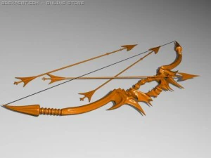 кістяний лук 3D Модель