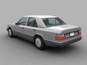 mercedes  benz w124 3D Model