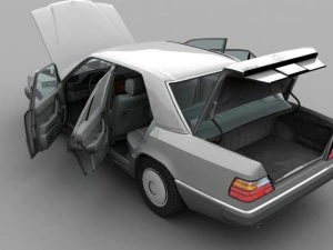 mercedes  benz w124 3D Model